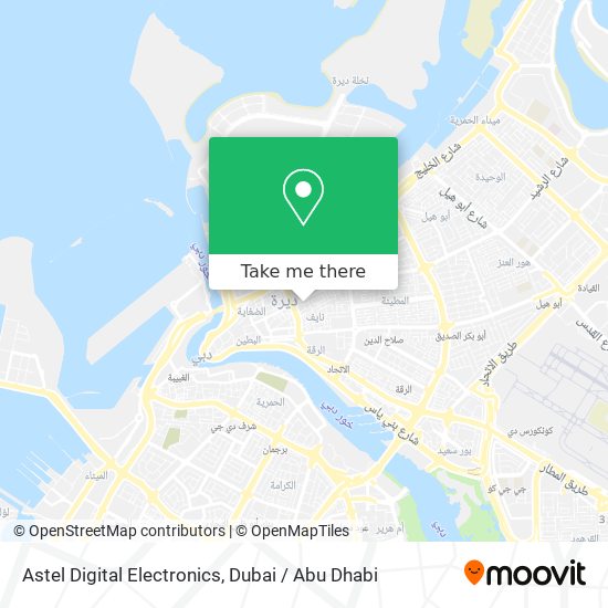 Astel Digital Electronics map