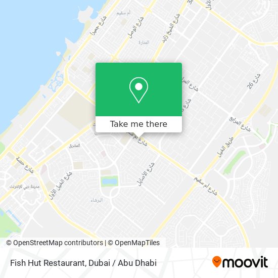 Fish Hut Restaurant map