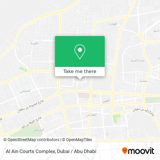 Al Ain Courts Complex map
