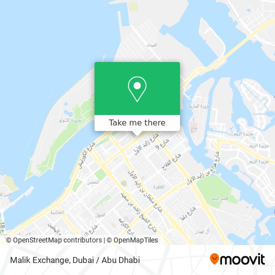 Malik Exchange map