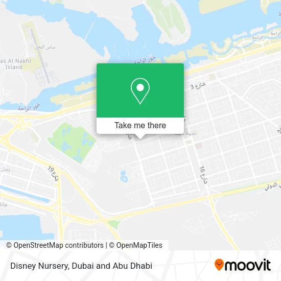 Disney Nursery map
