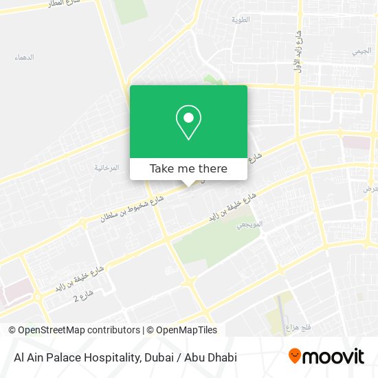 Al Ain Palace Hospitality map