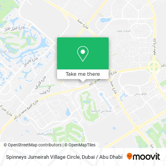 Spinneys Jumeirah Village Circle map