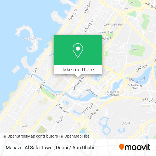 Manazel Al Safa Tower map