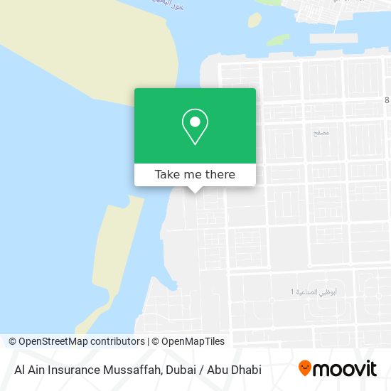 Al Ain Insurance Mussaffah map
