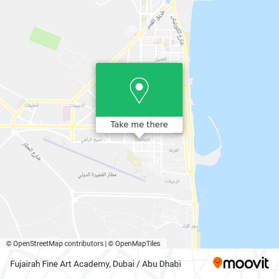 Fujairah Fine Art Academy map