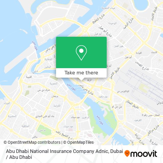 Abu Dhabi National Insurance Company Adnic map