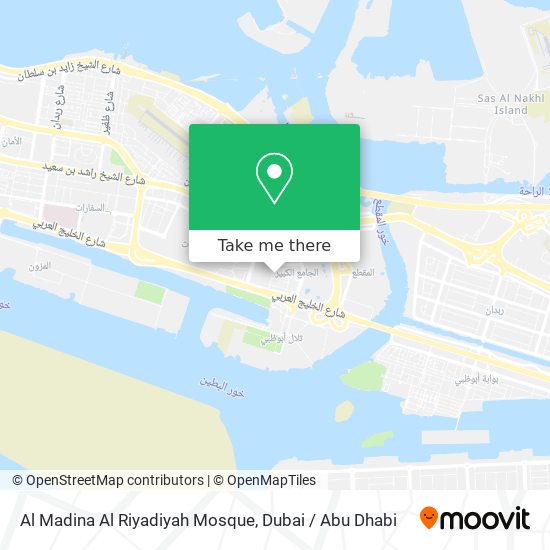 Al Madina Al Riyadiyah Mosque map