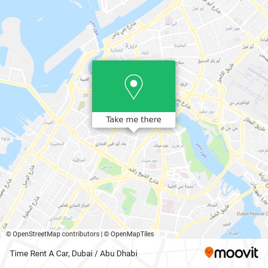 Time Rent A Car map