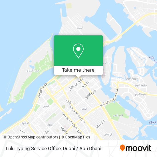 Lulu Typing Service Office map