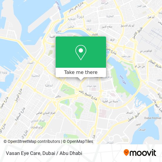 Vasan Eye Care map