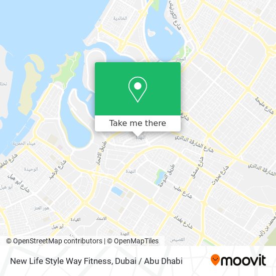 New Life Style Way Fitness map
