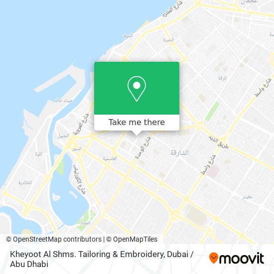 Kheyoot Al Shms. Tailoring & Embroidery map