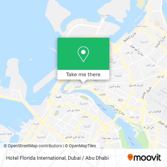 Hotel Florida International map
