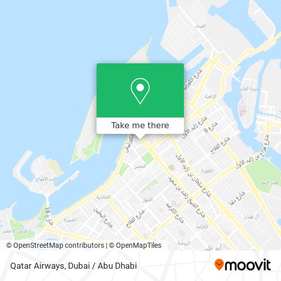 Qatar Airways map