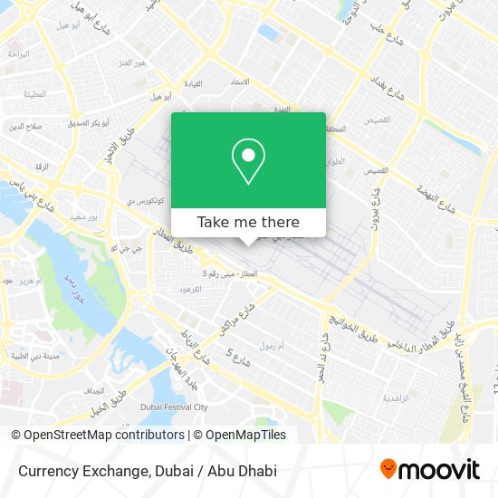 Currency Exchange map