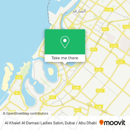 Al Khaiet Al Damasi Ladies Salon map