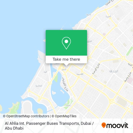 Al Ahlia Int. Passenger Buses Transports map