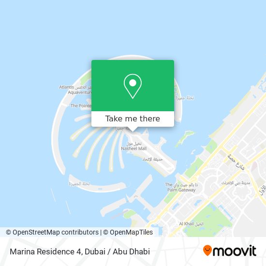 Marina Residence 4 map