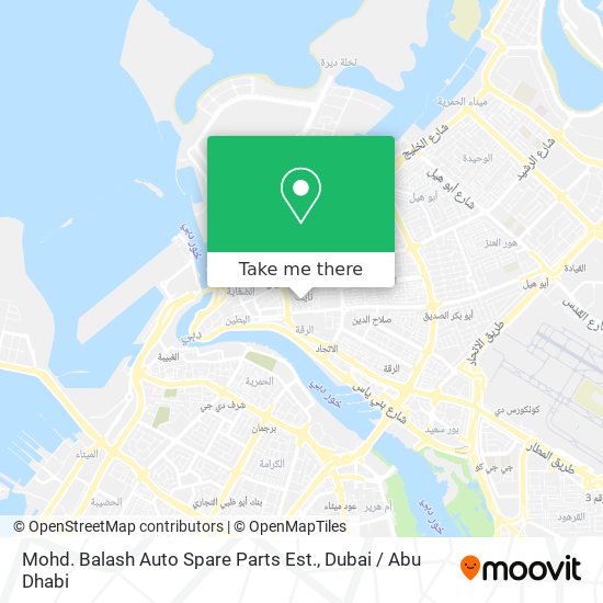 Mohd. Balash Auto Spare Parts Est. map