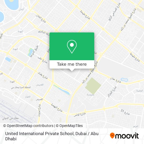 United International Private School map
