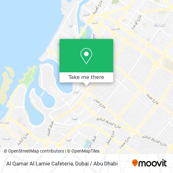 Al Qamar Al Lamie Cafeteria map