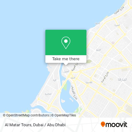 Al Matar Tours map