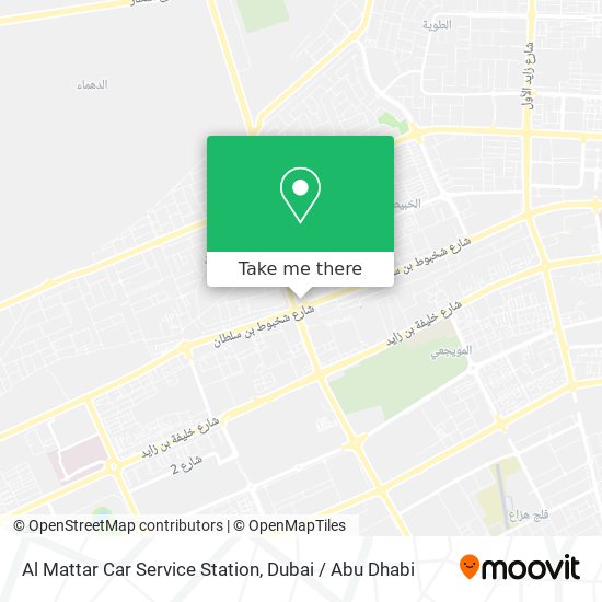 Al Mattar Car Service Station map