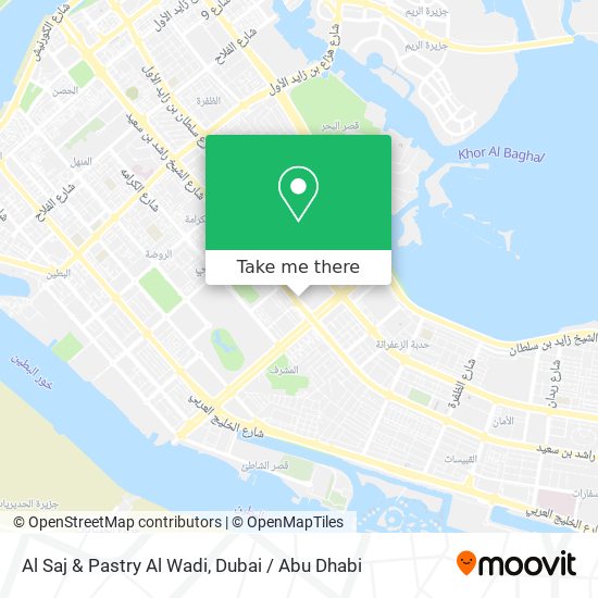 Al Saj & Pastry Al Wadi map