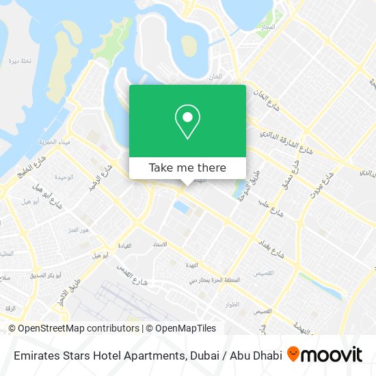 Emirates Stars Hotel Apartments map