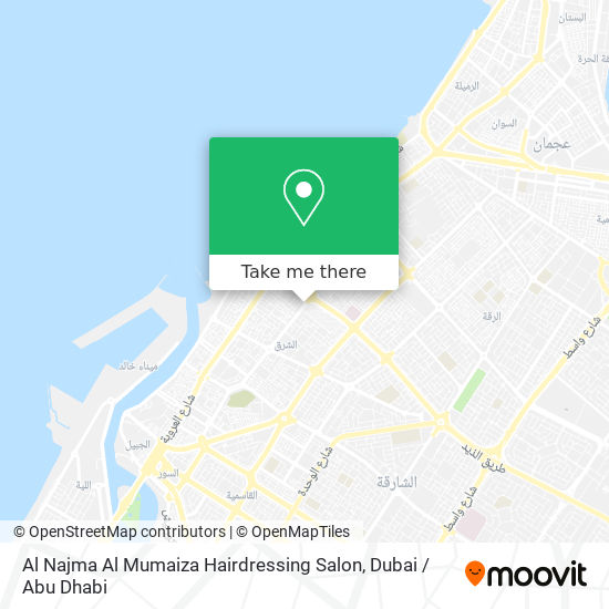Al Najma Al Mumaiza Hairdressing Salon map
