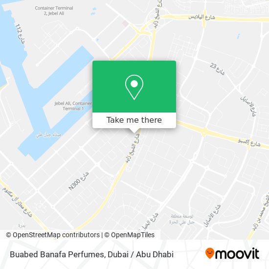 Buabed Banafa Perfumes map