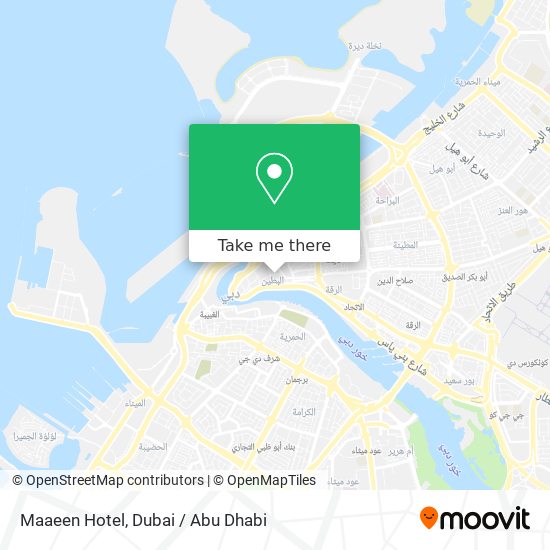 Maaeen Hotel map