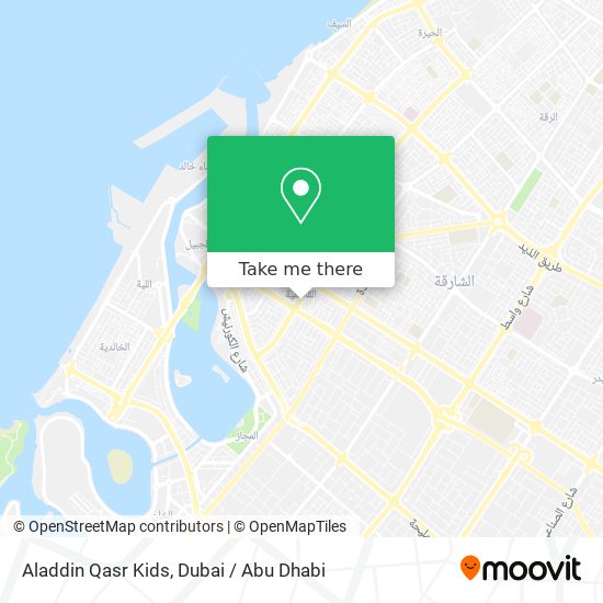Aladdin Qasr Kids map