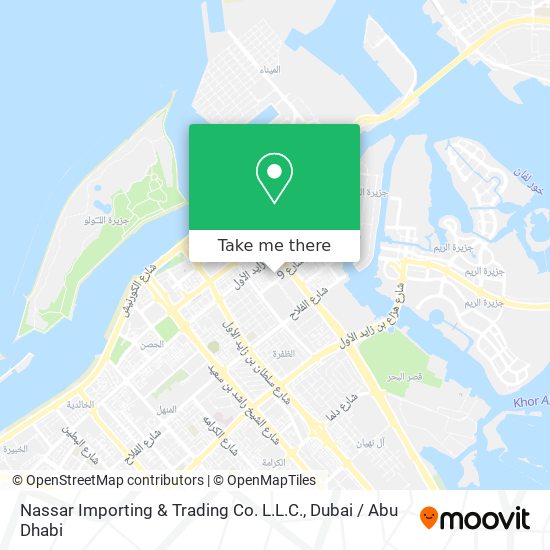 Nassar Importing & Trading Co. L.L.C. map