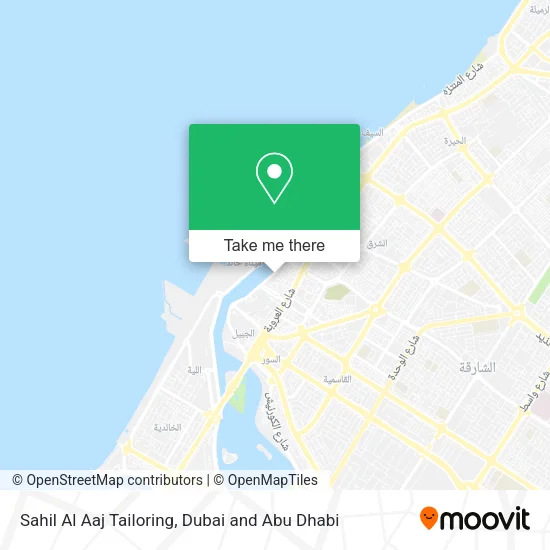 Sahil Al Aaj Tailoring map