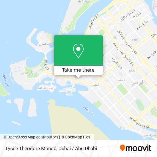 Lycée Theodore Monod map