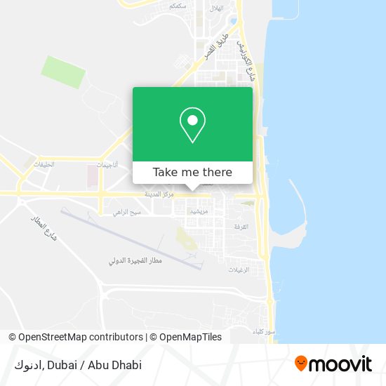 ادنوك map