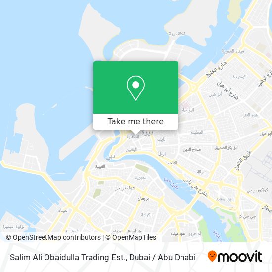 Salim Ali Obaidulla Trading Est. map