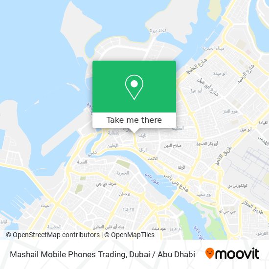 Mashail Mobile Phones Trading map