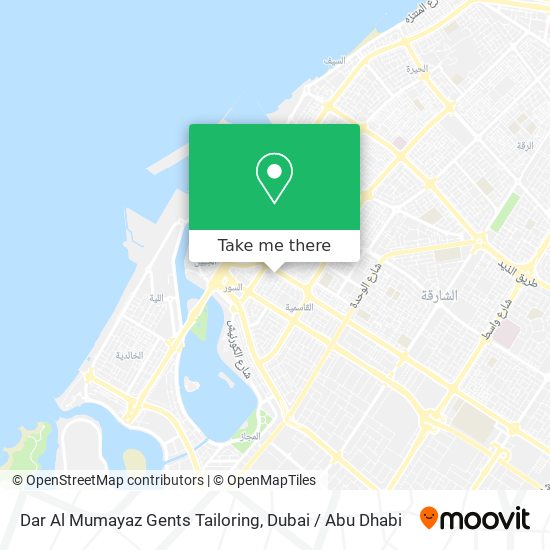 Dar Al Mumayaz Gents Tailoring map