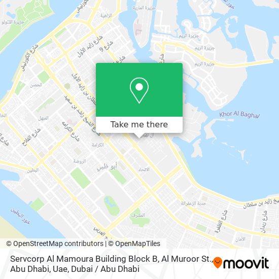 Servcorp Al Mamoura Building Block B, Al Muroor St., Abu Dhabi, Uae map