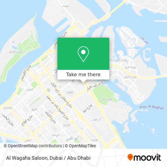 Al Wagaha Saloon map