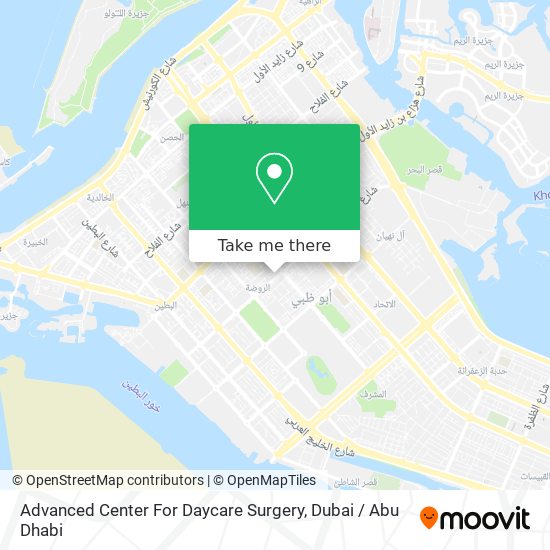Advanced Center For Daycare Surgery map
