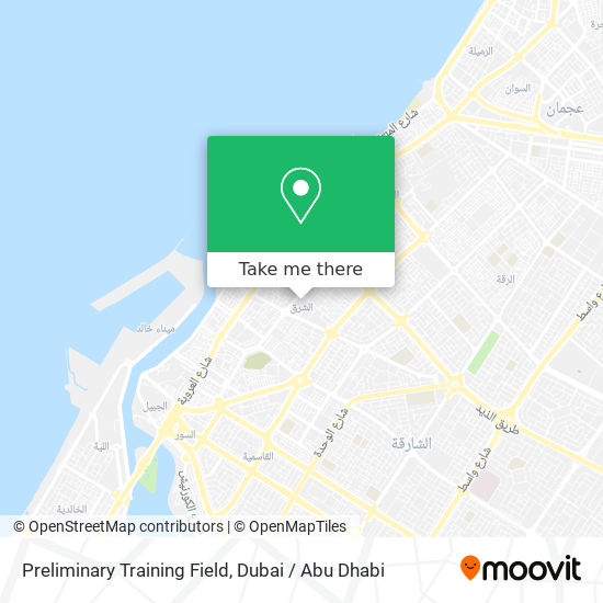 Preliminary Training Field map
