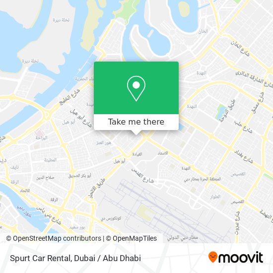 Spurt Car Rental map