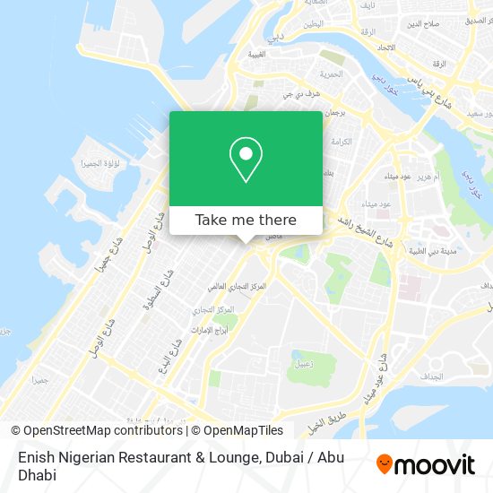 Enish Nigerian Restaurant & Lounge map