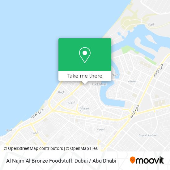 Al Najm Al Bronze Foodstuff map