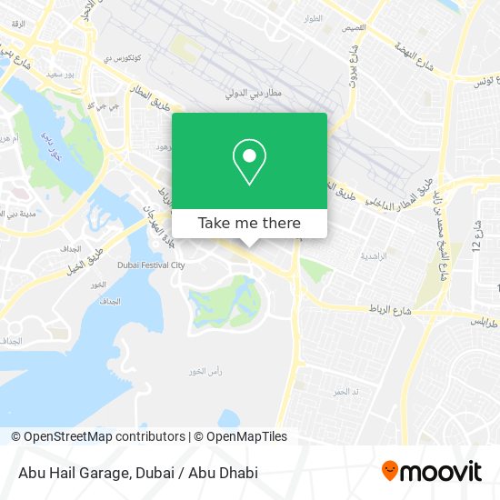 Abu Hail Garage map