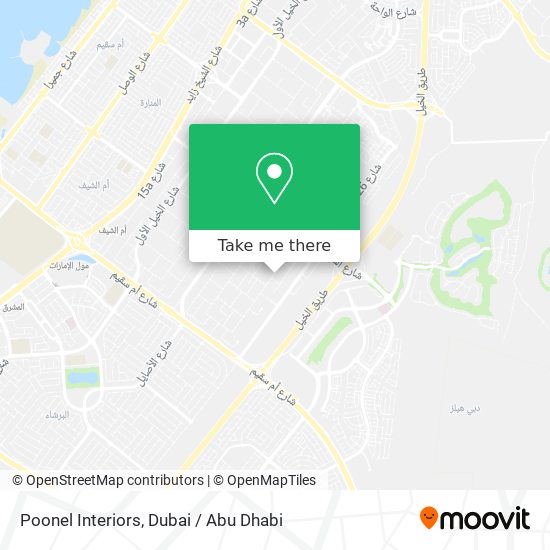 Poonel Interiors map